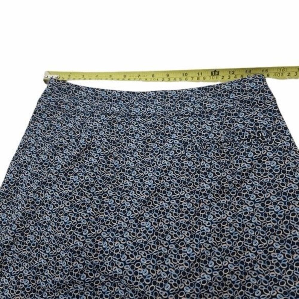 Peter Millar Blue Patterned Skort- Size M - Picture 4 of 6